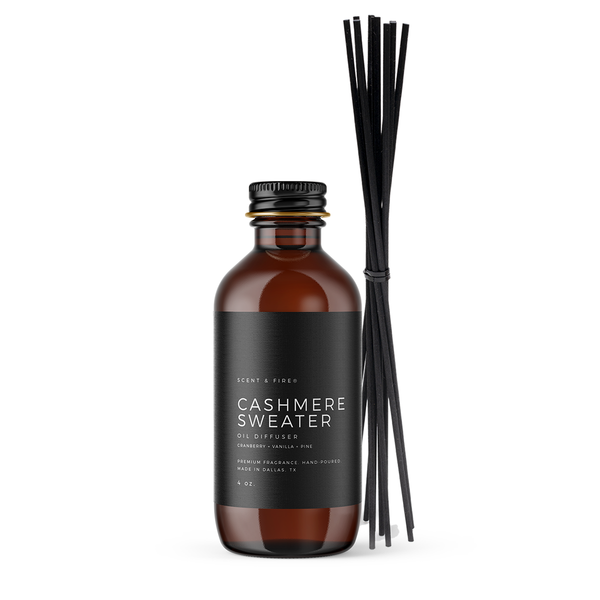 Cashmere Sweater Reed Diffuser - Scent & Fire Candle Co.